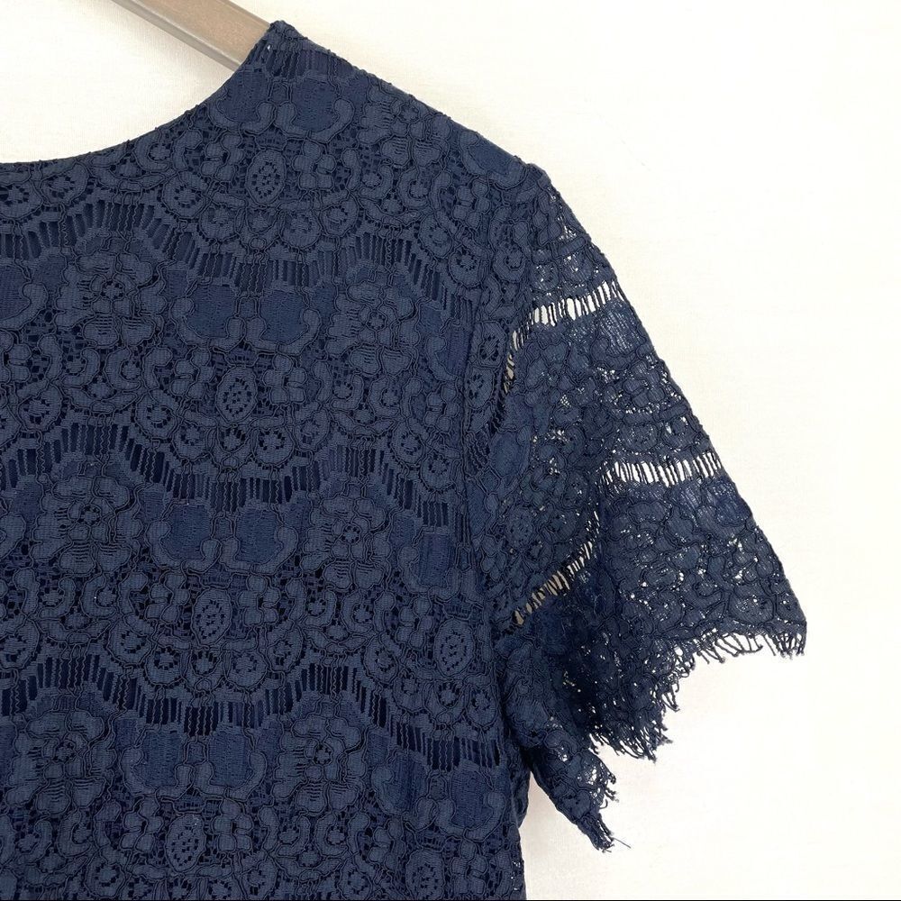 LULU’S Blue Lace Dress Large